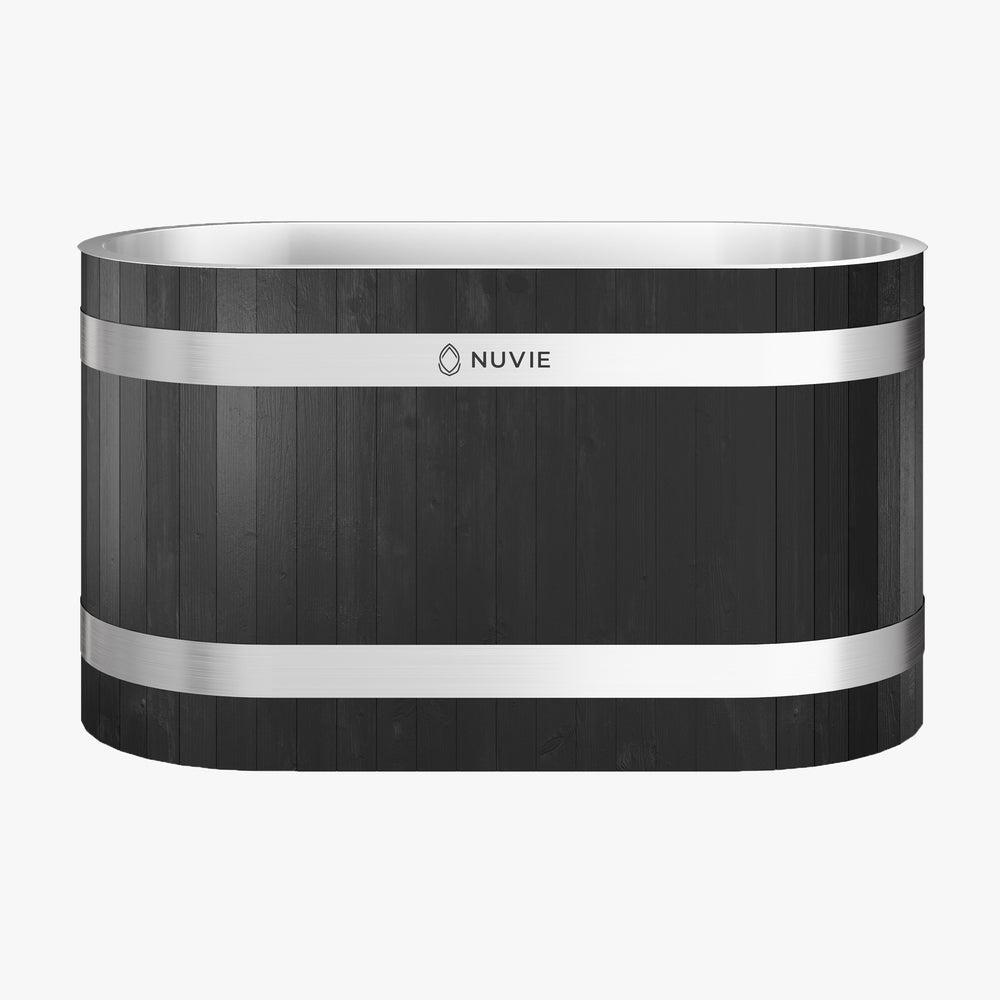 NUVIE Ember Ice Bath & Hot Tub (Black)