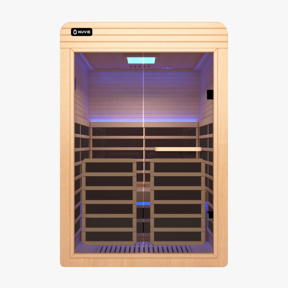 
                      
                        NUVIE Arc 2 Person Far Infrared Sauna (Indoor) - NUVIE Saunas
                      
                    