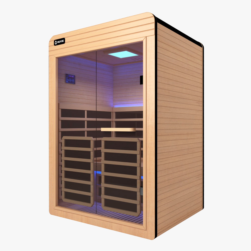 
                      
                        NUVIE Arc 2 Person Far Infrared Sauna (Indoor) - NUVIE Saunas
                      
                    