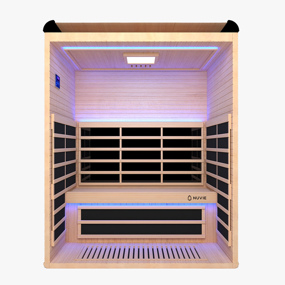 
                      
                        NUVIE Arc 3 Person Far Infrared Sauna (Indoor) - NUVIE Saunas
                      
                    