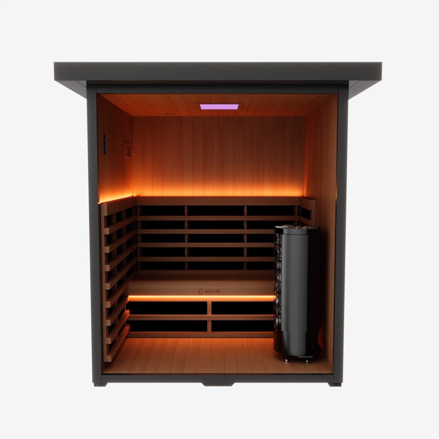 NUVIE Element Hybrid Cabin Sauna - NUVIE Saunas