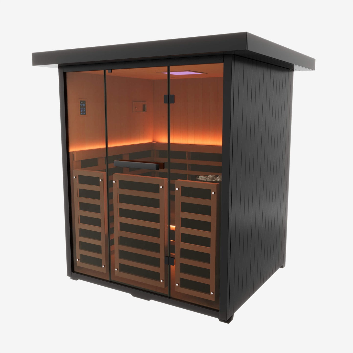 NUVIE Element Hybrid Cabin Sauna - NUVIE Saunas