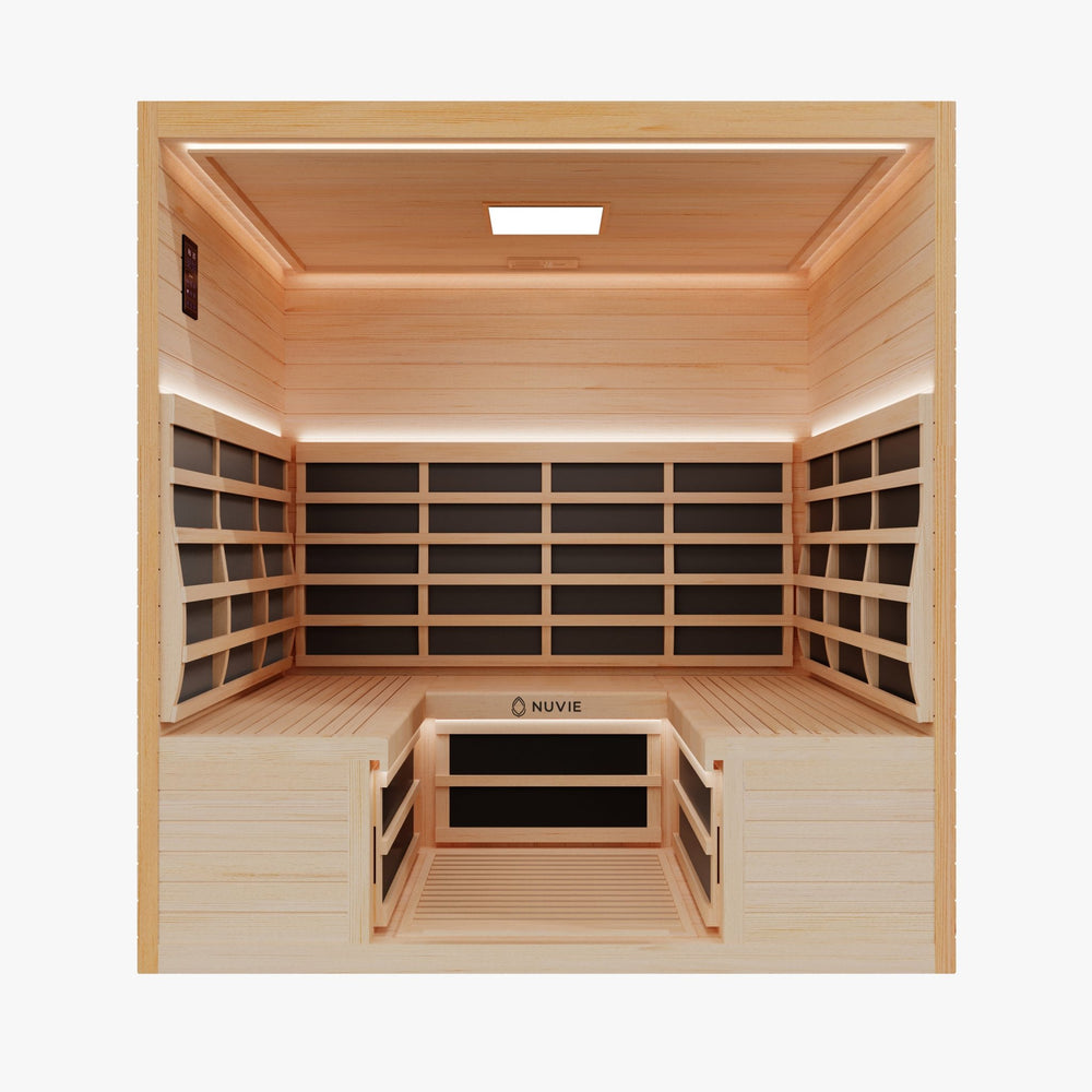 
                      
                        NUVIE Immerse 4 - 6 Person Far Infrared Sauna - NUVIE Saunas
                      
                    
