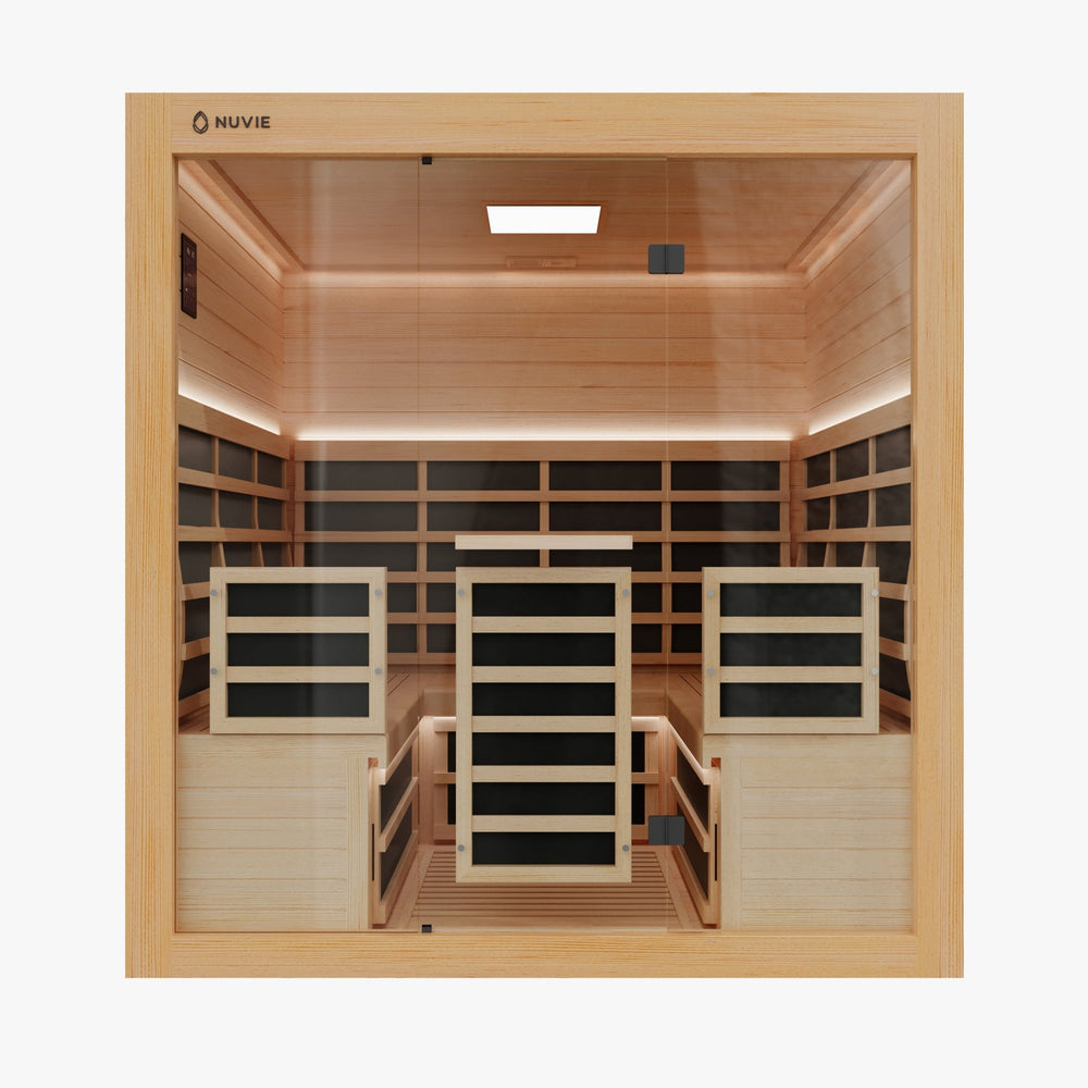 
                      
                        NUVIE Immerse 4 - 6 Person Far Infrared Sauna - NUVIE Saunas
                      
                    